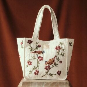 SÉZANE X BAZISZT Embroidered Tote Bag